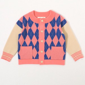 Kids' Cardigan/Bolero Jacket Argyle Pattern Check Cardigan Sweater NEW