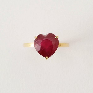 Silver-Based Ruby Ring
