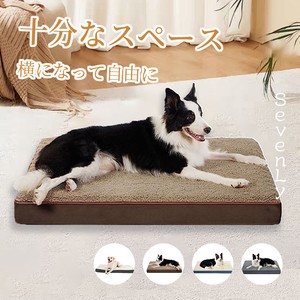 人気！残りわずか 犬用ベッド  M 長方形 ペットソファー 犬 ベッド 猫ベッド 枕付き