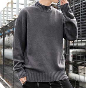 Sweater/Knitwear Knitted Plain Color Long Sleeves Autumn/Winter