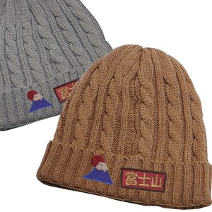 【sale】 富士山　Knit Hat 　　和柄