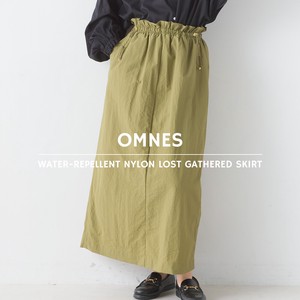 Skirt Nylon Water-Repellent Gathered Skirt Drawstring 2024 Spring/Summer