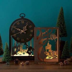 Table Clock Alice Alice in Wonderland