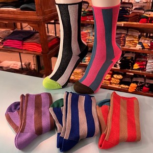 Crew Socks Stripe Socks 5-colors