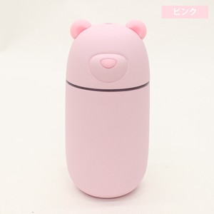 USBポート付きクマ型ミニ加湿器 URUKUMASAN(うるくまさん) ピンク