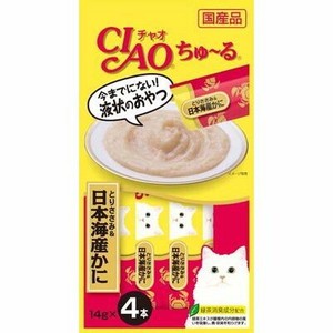CIAO ちゅ〜る　トリササミ＆日本海産カニ 14g×4