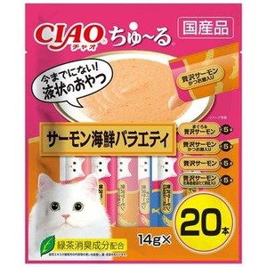 CIAO ちゅ〜る サーモン海鮮バラエティ 14g×20本