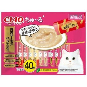 CIAO ちゅ〜る 贅沢サーモンバラエティ 14g×40本