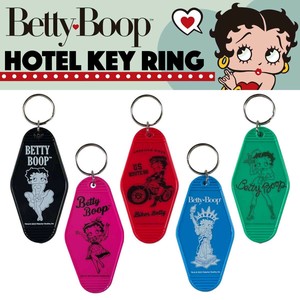 【大人気アイテム】【新柄登場！】BETTY BOOP HOTEL KEY RING キーリング キーホルダー べティ