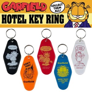 【大人気アイテム】【新柄登場！】GARFIELD HOTEL KEY RING キーリング キーホルダー ガーフィールド
