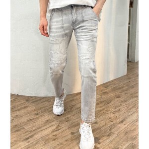 Full-Length Pant Color Palette Denim Pants Men's 2024 Spring/Summer