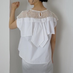 Button Shirt/Blouse Design Lace Blouse