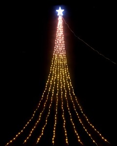 LEDナイアガラライト5m（グラデーションゴールド）WG－1313GO　【イルミネーション】【クリスマス】