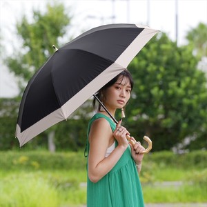 《2024春夏新作》【晴雨兼用傘】長傘 遮光 バイカラー55