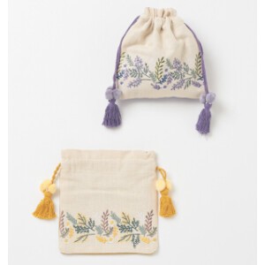 Purses Organizer Insert Drawstring Bag Embroidered