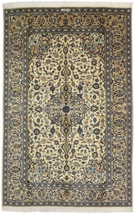 ペルシャ 絨毯 カシャーン ウール 手織 ラグ 約197×300cm K-105