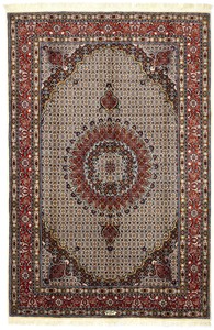 ペルシャ 絨毯 ムード ウール 手織 ラグ 約195×300cm MO-51