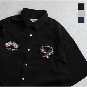 Button Shirt Unisex Embroidered