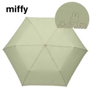 ◆2024新作◆【ミッフィー】1級遮光晴雨兼用傘・折りたたみ傘・刺繍クローバー