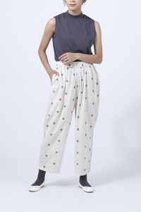 Full-Length Pant Spring/Summer Cotton Linen Embroidered