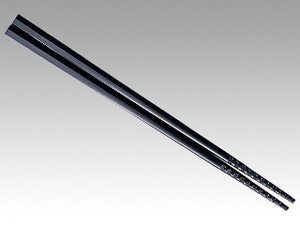 トルネード箸 黒 21cm