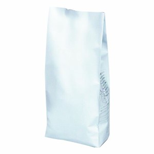 コーヒー用品 COT-912 インナーバルブ付200g用ガゼット袋 マット白 ヤマニパッケージ