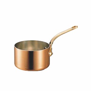 銅極厚深型片手鍋 真鍮柄 24cm カンダ