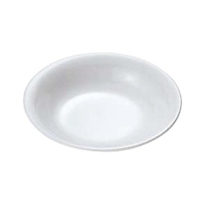 メラミン食器 シンプル食器白 No.33W 深皿(小)メタ型160 カンダ