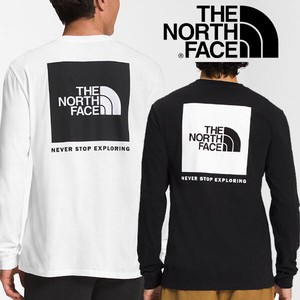 THE NORTH FACE ユニセックス 長袖 WHITE/BLACK ノースフェース