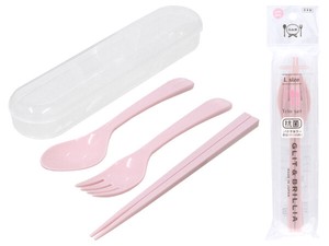 Bento Cutlery Pink Set of 3