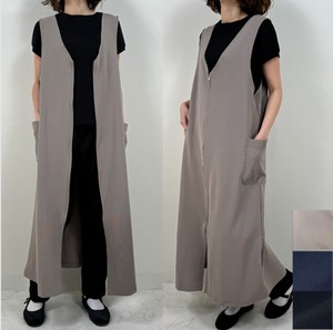 Casual Dress 2Way Front Zipper One-piece Dress Jumper Skirt 2024 Spring/Summer