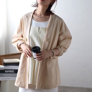 Jacket Outerwear Cotton Linen Spring 【2024NEW】 NEW