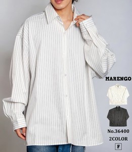 Button Shirt Long Sleeves Stripe Spring Men's Cut-and-sew NEW