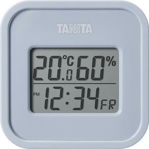 タニタ 温湿度計 ブルーグレー TT-588 BL