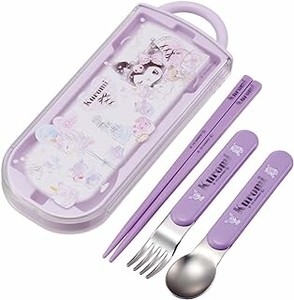 Bento Cutlery Antibacterial KUROMI Dishwasher Safe