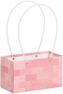 フラワー　花　母の日ペーパーバッグ連鉢3号用ピンク