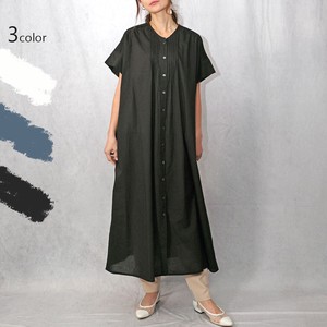 Pre-order Casual Dress Pintucked Design One-piece Dress
