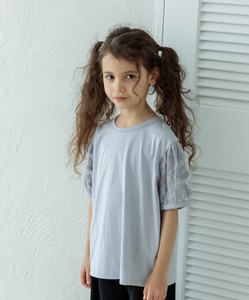 Kids' Short Sleeve T-shirt Design Tulle Tops