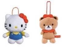 Doll/Anime Character Plushie/Doll Tiny Chum Hello Kitty Mascot Plushie
