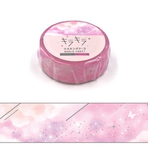 WORLD CRAFT Washi Tape Gift Kira-Kira Masking Tape Dreamy Stationery M