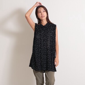 Pre-order Button Shirt/Blouse Spring/Summer Rayon Sleeveless