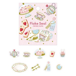 Planner Stickers Flake Sticker Set Gold Flake Infused