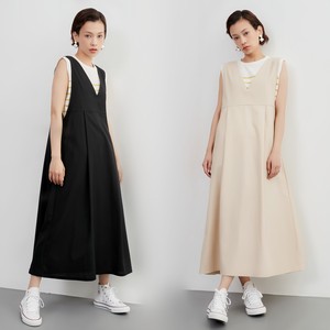 Casual Dress Linen-blend One-piece Dress Jumper Skirt