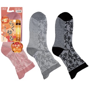 Crew Socks Floral Pattern Socks Ladies' 2-pairs