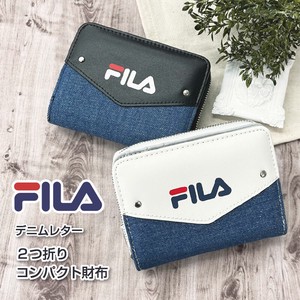 【新商品】 FILA デニムレター コンパクト財布