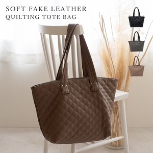 Tote Bag Quilted Pocket