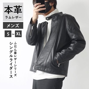 Jacket Single black Genuine Leather Size XL
