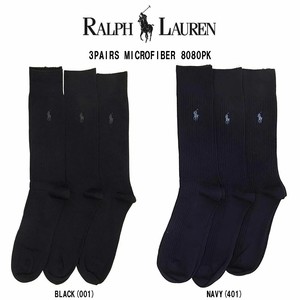 POLO RALPH LAUREN(ポロ ラルフローレン)メンズ ビジネス ソックス 3足セット 男性用靴下 8080PK