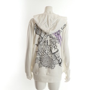 Hoodie Pudding Outerwear Embroidered Ladies'