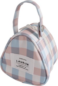 Lunch Bag Pouch Pink Check